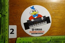 Alter Aufkleber Media Musikinstrument HeimOrgel Klavier YAMAHA Keyboards