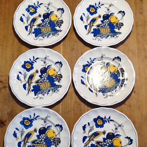 Spode blue bird teller 22 - spode,
