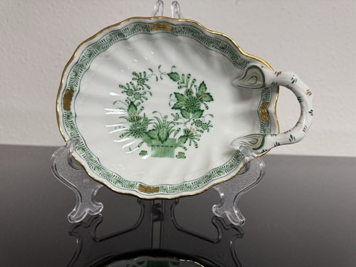 Herend blatt muschel - herend, schale