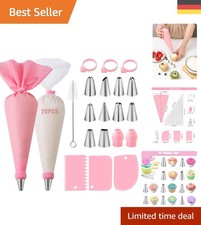 Einfach zu verwendendes Spritzbeutel Set mit E-Book und Mustertabelle enthalten