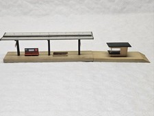 FALLER 94101 H0 BAHNSTEIG 2-teilig fertig gebaut SAMMLER VINTAGE MODELLBAHN 