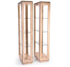 2 Regale Paar Vitrine