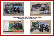Voxan Cafe Racer mit 98PS Literaturpaket - 4 komplette Zeitschriften