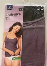 Damen Unterhemden 2er Pack Hemdchen Gr. L 44/46 Neu
