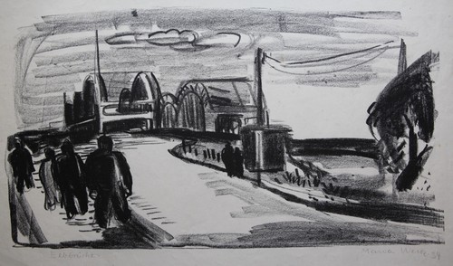 Maria wenz elbbrücke 1934 - wenz.,