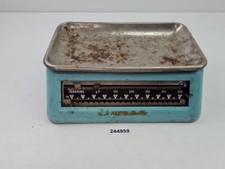 Küchenwaage 10kg Tiwera blau DDR Küche Haushalt Vintage Deko Retro #244959