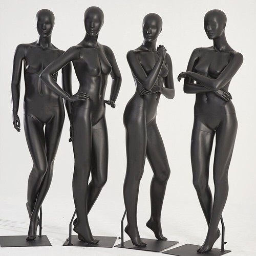 Elegant weiblich schwarz matt - elegant,