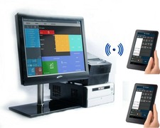 Netzwerk Mobile Kasse für Gastronomie Hauptkasse, 2x Bestellterminal, Bondrucker