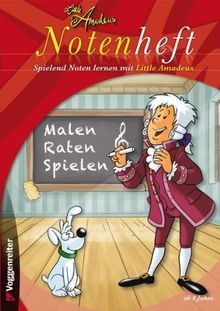 Little amadeus notenheft der - notenheft:,