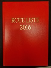 Rote Liste 2016 Arzneimittelverzeichnis