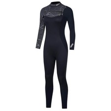 ZCCO Neoprenanzug Damen 3mm Neopren Thermal Brustreißverschluss Badeanzug, XS,