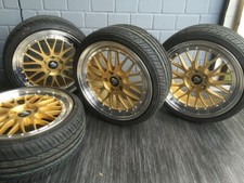 19 Zoll Le mans Für BMW e46 e90 e91 e92 e93 F30 F31 Z4 e85 UA3 235-35r19 Gold 4x