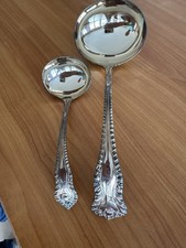 Vintage Butler EPNS Suppenlöffel Schöpfer exzellenter Zustand, Kings Muster