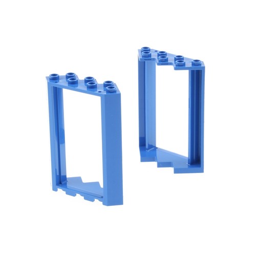 Lego tür rahmen 4x4x6 blau - 2x,