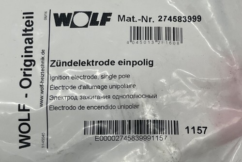 Wolf zündelektrode - wolf,
