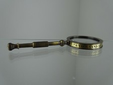 Lupe Messing brüniert 14 cm