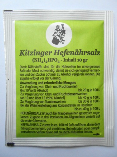 Kitzinger hefenährsalz pulver - kitzinger,