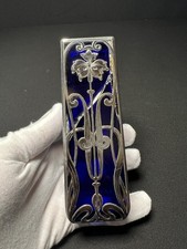 kleine Jugendstil Vase blaues