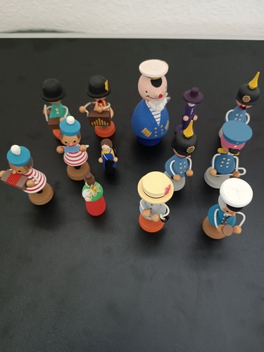 Konvolut 13x ddr holzfiguren - konvolut, /