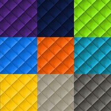 Kunstleder gesteppt kaschiert bunt Meterware Leder  Polsterstoff Stoff 140cm