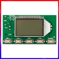 FM-Transmitter 87-108MHz DSP PLL Digital Wireless Board Microphone Stereo Module