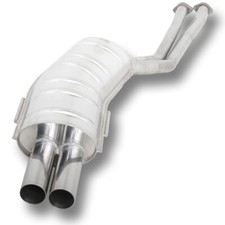 EISENMANN Sportauspuff ab Kat Edelstahl BMW E36  2x70mm gerade poliert