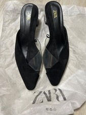 Zara Mules mit Abzatz Damen Schuhe Gr. 38 Neu ohne