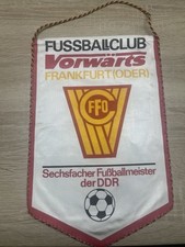 Wimpel FC Vorwärts Frankfurt/O. DDR Oberliga 1986/87 FCM BFC Dynamo Jena FCV Aue