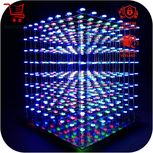 Led cube bausatz - cube, 8x8x8