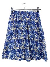 LINDY BOP Glockenrock Damen Rock Gr. DE 34 blau-creme Casual-Look