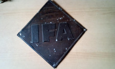 altes DDR Blechschild - Typenschild - IFA