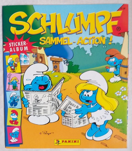 Panini schlumpf sammel action - schlumpf, sammel-action