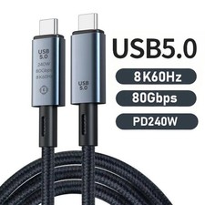USB 5 80Gbps 240W 8K60Hz