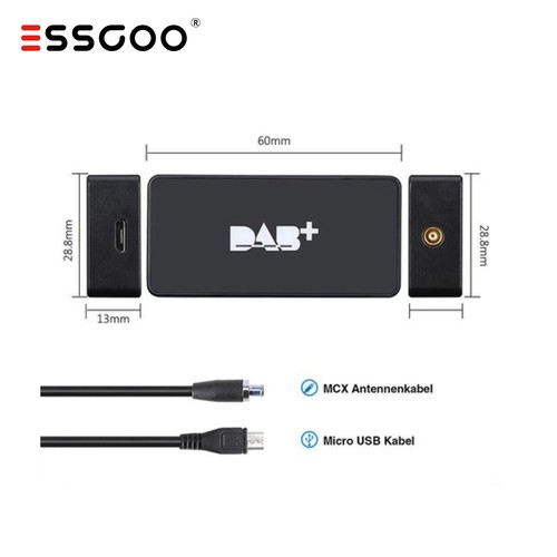 Essgoo usb dab adapter - essgoo, dab+