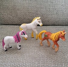3 x Schleich Fohlen / Einhorn