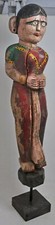 Antik Holz Damen Lady Figur