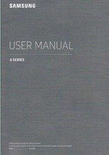 Bedienungsanleitung für Samsung LED TV 6 Series 