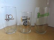 Prazdroj ,Pilsner Urquell,Biergläser Set ,3x,Brauerei in Pilsen Tschechien