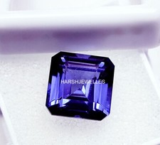 Quadrat Schliff Blau Tansanit