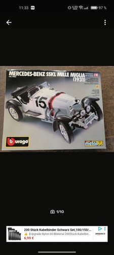 Modellbausatz mercedes sskl - modellbausatz,