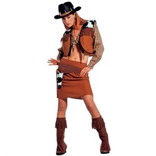 Damen Cowgirl Kostüm Western