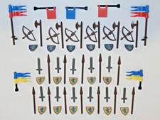 LEGO Classic Ritter Löwenritter Zubehör Sammlung Schilde Schwerter usw im Set