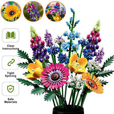 Blumen Bausteine Set Wildblumenstrauß Set Künstliche Blumen Botanical Collection