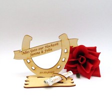 Geldgeschenk Hufeisen Banner