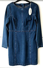EDC Kleid Jeanskleid Blau