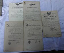 Preußen Satz Urkunden Rechnungsrat der Stadt Köln Cöln Kronenorden 4.-u.3.Klasse