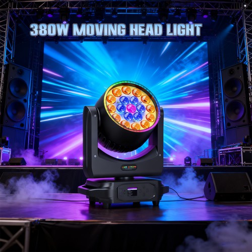 19x20w led wash beam zoom - 19x20w,