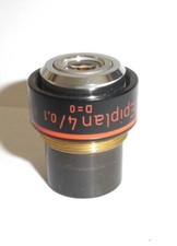 Zeiss Objektiv Epiplan 4x/ 0,10 Pol Mikroskop INKO delam., RMS, Auflicht-Mikro.
