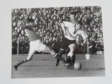 Deutschland-Jugoslawien WM 1958 Helmut Rahn  DFB Pressebild Foto  N420