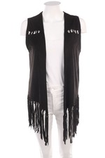 PULL&BEAR Weste Boho Style Fransen M schwarz